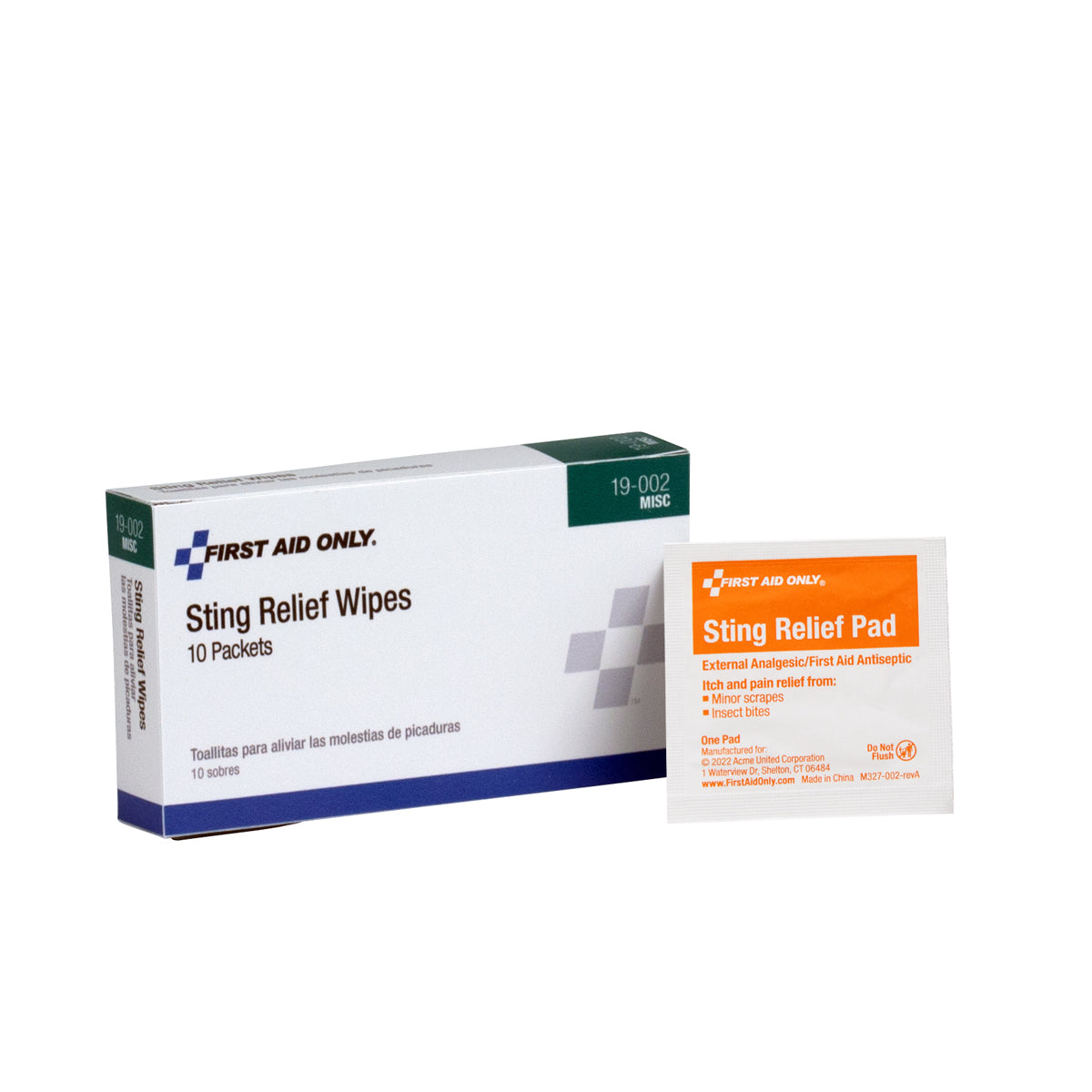 Sting Relief Wipes