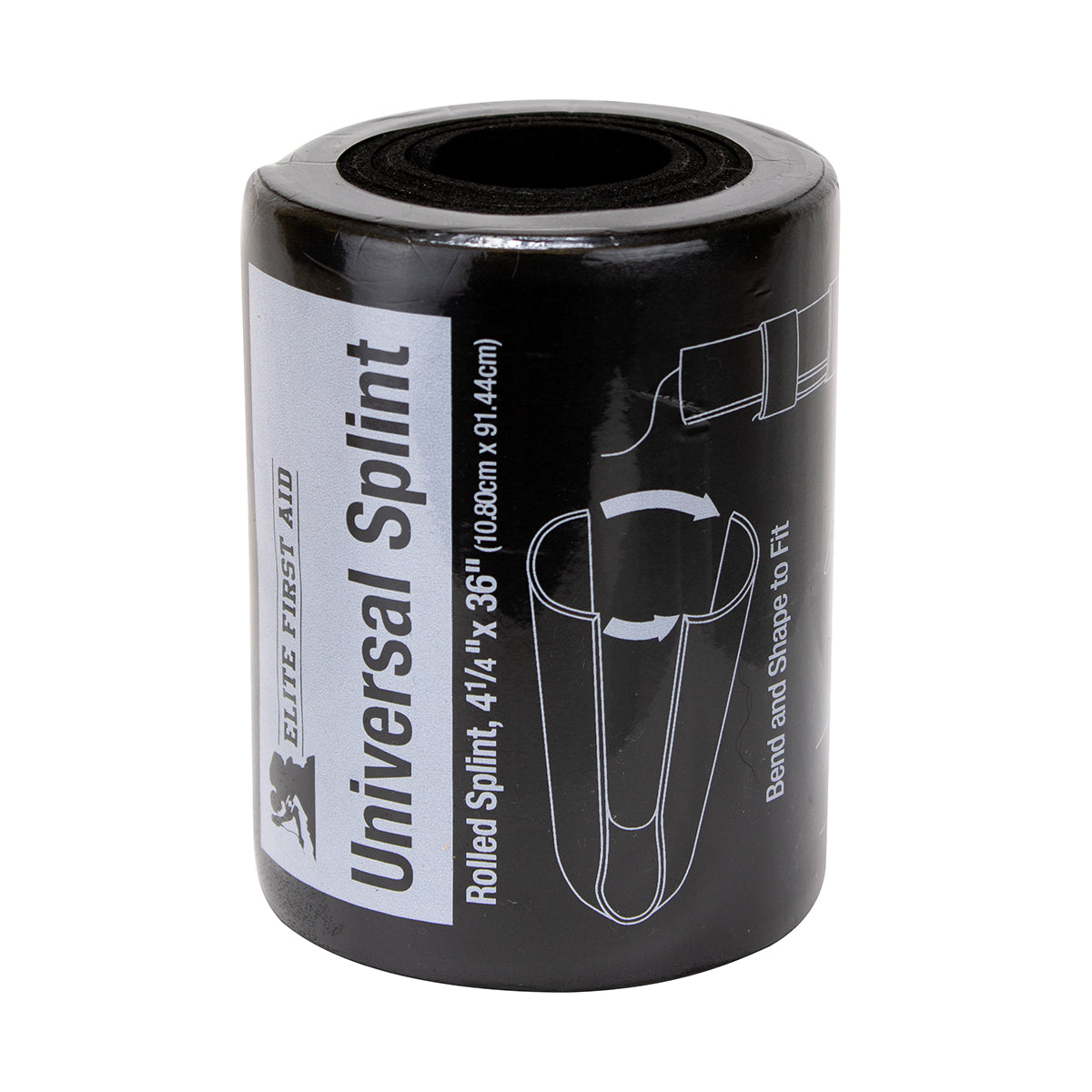 Universal Splint Black 4"x36"