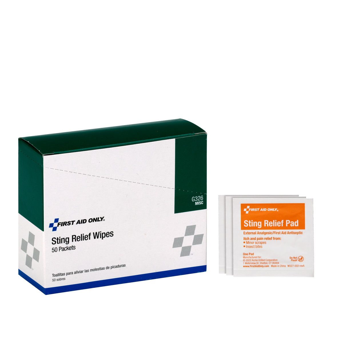 Sting Relief Wipes