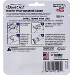 QuikClot Mini Combat Gauze Back