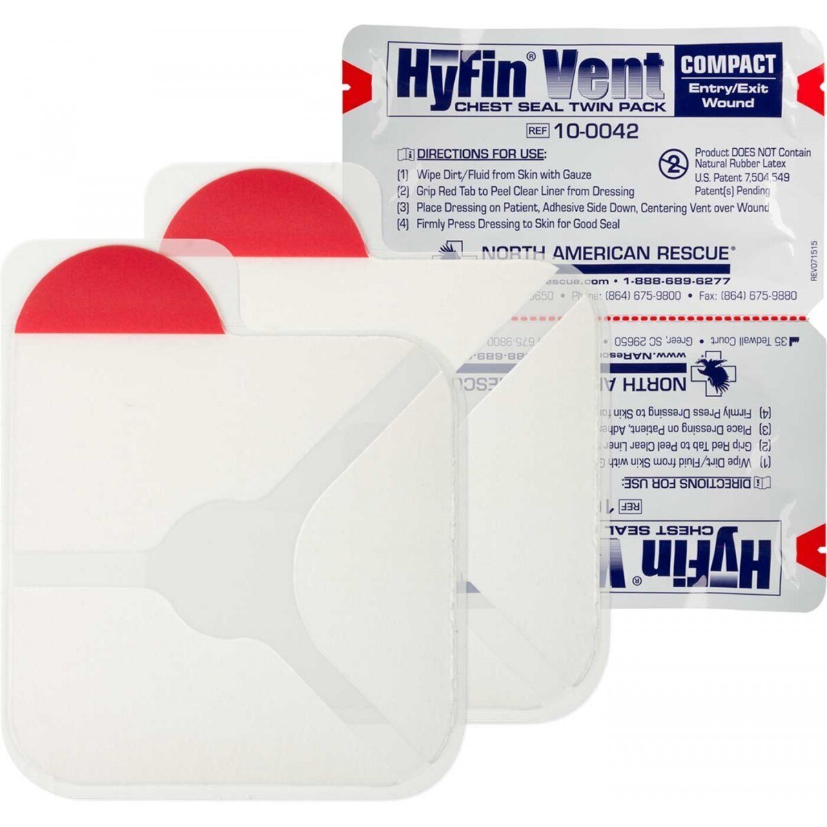 HyFin Vent Chest Seal Compact - Twin Pack