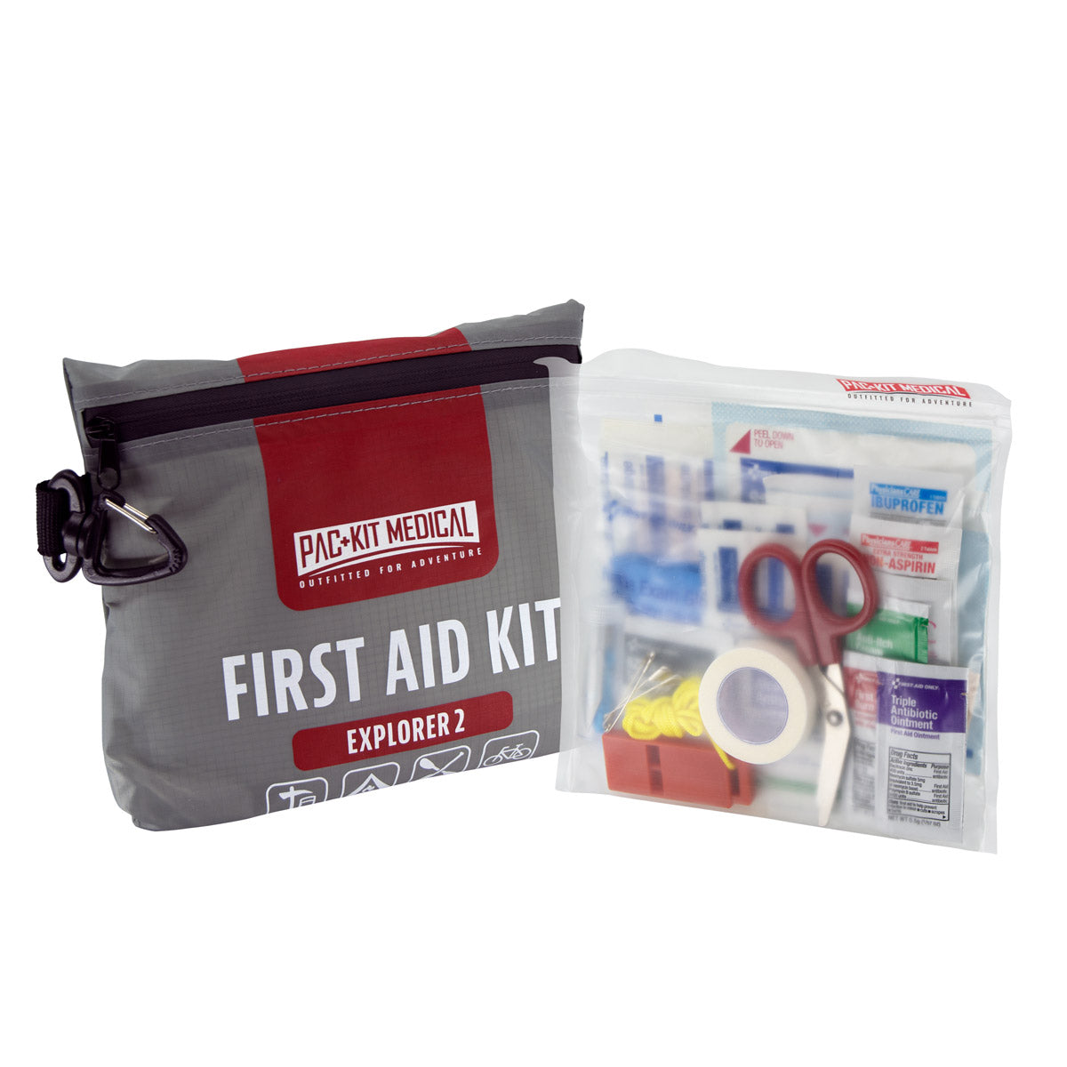 First Aid Only Medium Explorer Watertight Kit 76 Pieces