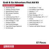 First Aid Only Pac-Kit 87 Piece Grab & Go Adventure Kit